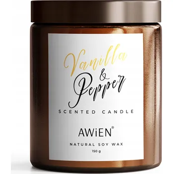 Svíčka Sójová vonná svíčka Vanilla & Pepper AWiEN 1 ks