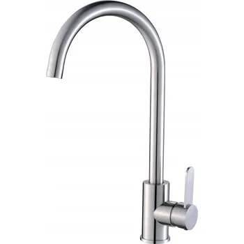 Vodovodní baterie Stojánková kuchyňská baterie Laveo BONA stříbrná