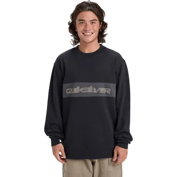 Pánská móda mikina Quiksilver Cb Crew - KVJ0/Black L