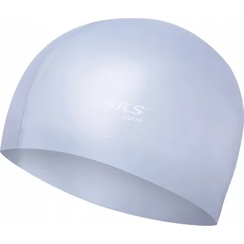 Plavecká čepice Silikonová plavecká čepice Nils Aqua šedá