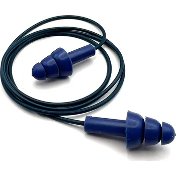 LEVIOR Zátky do uší na šňůrce modré DetectaPlug