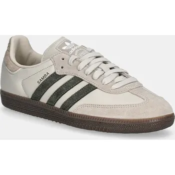 Dámská obuv Kožené tenisky adidas Originals Samba Og JR0893 béžová 80X, EUR 46