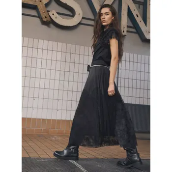 Dámská sukně Sukně Nu Denmark 8510-20 černá s plisé Velikost: 38