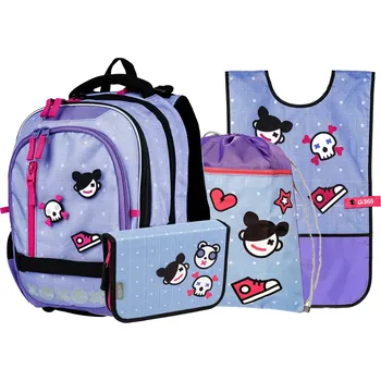 Školní batoh Školní set čtyřdílný Junior Funny