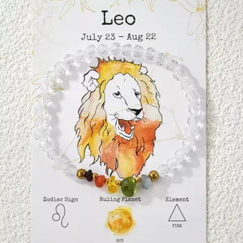 Náramek freya ♌ Zodiak náramek – Leo (Lev) Náramek pro Lva
