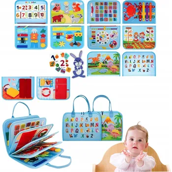 Activity board Zaneprázdněná tabule Hračka Montessori Drobné motorické dovednosti pro 2