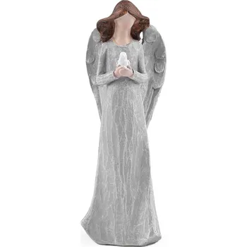 Vánoční dekorace Dekorace anděl Varianta: 3 šedá světlá, Balení: 1 ks 50727/124653/274896