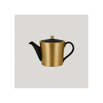 Konvice na čaj RAK Antic konvice na čaj s víčkem 40 cl, zlatá | RAK-MAEVTP40GB