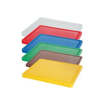 Kuchyňské prkénko Deska s drážkou 500 × 300 × 15 mm, bílá