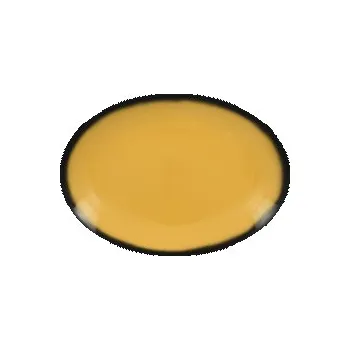 Talíř RAK Talíř oválný 36 × 27 cm, žlutá | RAK-LENNOP36NY