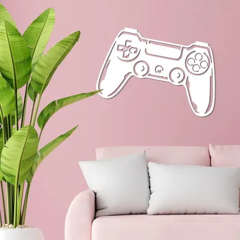 Obraz Dřevěný obraz pro kluka- Joystick, Bílá | DUBLEZ