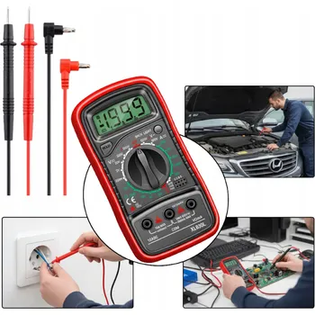 Multimetr Ruční multimetr RETOO, digitální měřič proudu, sada