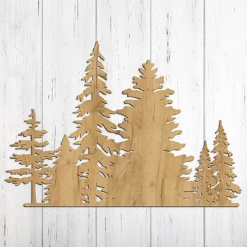 Obraz Dřevěný obraz na zeď - Les, Dub zlatý | DUBLEZ