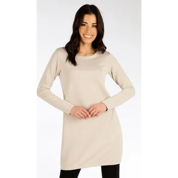 Dámské šaty Litex Dámské šaty s dlouhým rukávem 7F075 béžová L