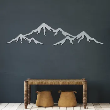 Obraz Dřevěný obraz - Hory, Stříbrná | DUBLEZ