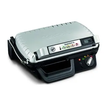 Kuchyňský gril Kontaktní, skládací elektrický gril Tefal GC461B 34 stříbrný/šedý 2400 W