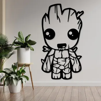 Obraz Dřevěný obraz - Baby Groot | DUBLEZ