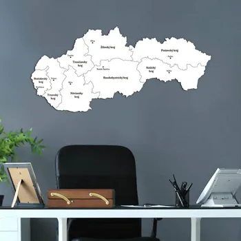 PUZZLE ze dřeva - Mapa krajů Slovenska | DUBLEZ