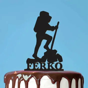 Obraz Zápich na dort se jménem - Horolezec | DUBLEZ