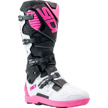 Moto obuv Sidi Crossfire 3 SRS Black/White/Pink 45