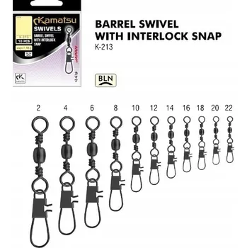 Obratlík s karabinkou Kamatsu Obratlík s karabinkou