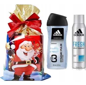 Sprchový gel Sada Adidas Gel 3v1 250 ml + antiperspirant 150 ml