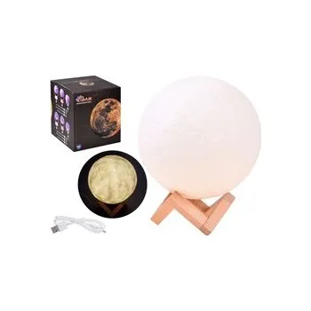 Dětská postýlka 3D LED Lampička Barevný měsíc 18cm ZA3826