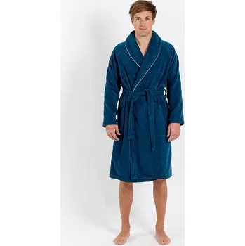 Pánský župan Matějovský Royal pánský - Navy modrý Modrá tmavá Bavlna L-XL