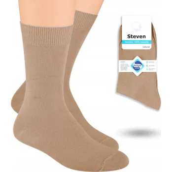 Pánská móda Ponožky Steven 055 béžové, velikost 44-46