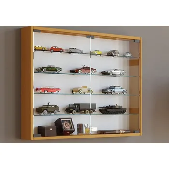 Komoda Vcm Nástěnná vitrína Mandosa L, buk