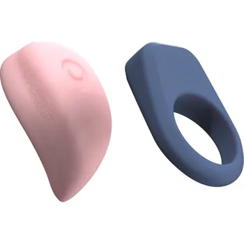 Vibrátor Luxus interactive erekční kroužet a stimulátor klitorisu