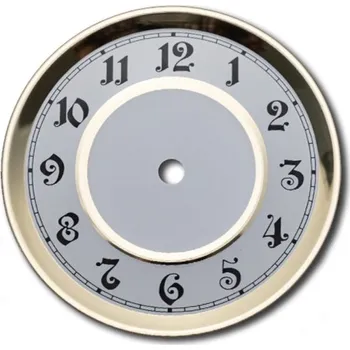 Hodiny Eloxovaný hliníkový číselník /82 arabský/římský - E29.4883. (002434)