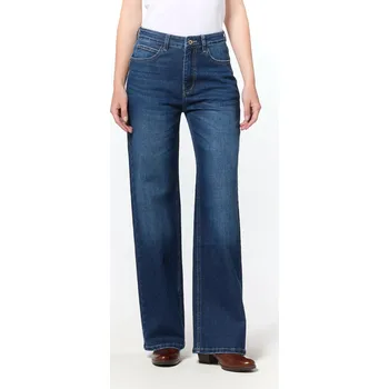 Dámské džíny Kalhoty džínové WIDE LEG 3D-9289 velikost: XL