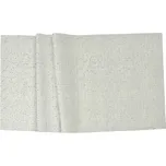 Sander Třpytivý běhoun na stůl Lustrini, 50 × 140 cm, white 885969-30