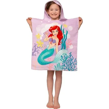 Dívčí župan JERRY FABRICS Pončo Ariel Pink Bavlna - Froté, 50/115 cm