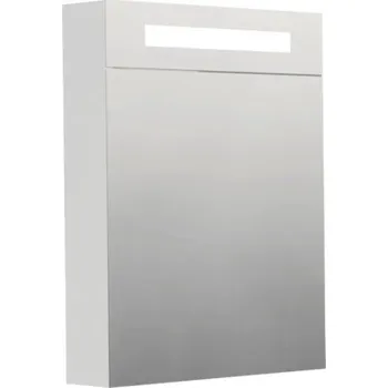 Koupelnový nábytek Zrcadlová skříňka s osvětlením Intedoor R ZS 60 x 14 x 75,5 cm bílá