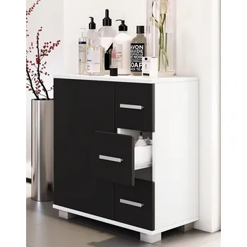 Koupelnový nábytek Vcm Koupelnová skříňka Zalo XL, černá