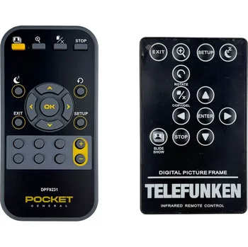 Dálkový ovladač TELEFUNKEN DPF9231 - dálkový ovladač duplikát