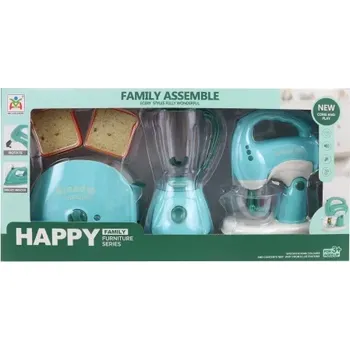 Dětská kuchyňka Dětský kuchyňský set na baterie – toustovač, mixér a šlehač