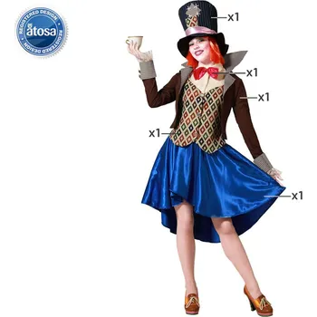 Dámský kostýmek Falanzo Carnival Kostým pro dospělé Bláznivá kloboučnické Velikost: M/L