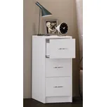 Vcm Noční stolek Boxal maxi, bílý