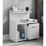 Vcm Noční stolek Nilasa, bílý