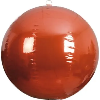 Vánoční dekorace Nafukovací dekorace vánoční koule Ø 60 cm červená