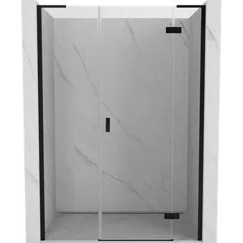 Mexen Mist-H L sprchové dveře křídlové pravé 125 cm, transparentní, černé - 8A5L-125-001-70-00-P Sprchové dveře