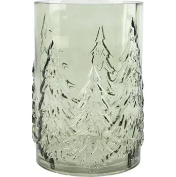 Váza Váza skleněná Ø 16 x 22 cm zelená