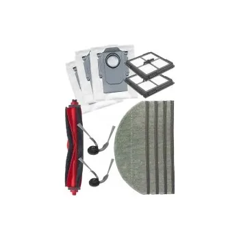 Sada příslušenství pro robotický vysavač HEPA filtry, kartáče pro vysavač XIAOMI Roborock Q8 Max Pro sada sáčků a mopy 12ks