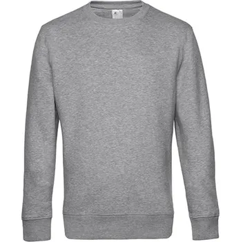Pánská mikina B&amp;C Unisex mikina WU01K Heather Grey XS