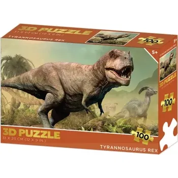 Puzzle 3D puzzle tyrannosaurus rex 100 dílků