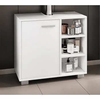 Koupelnový nábytek Vcm Skříňka pod umyvadlo Zalo L, bílá