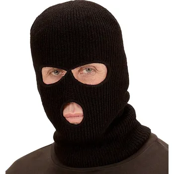 Karnevalová maska Černá kukla zloděj